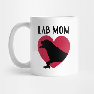 Lab Mom Labrador Heart Valentines Gift Mug